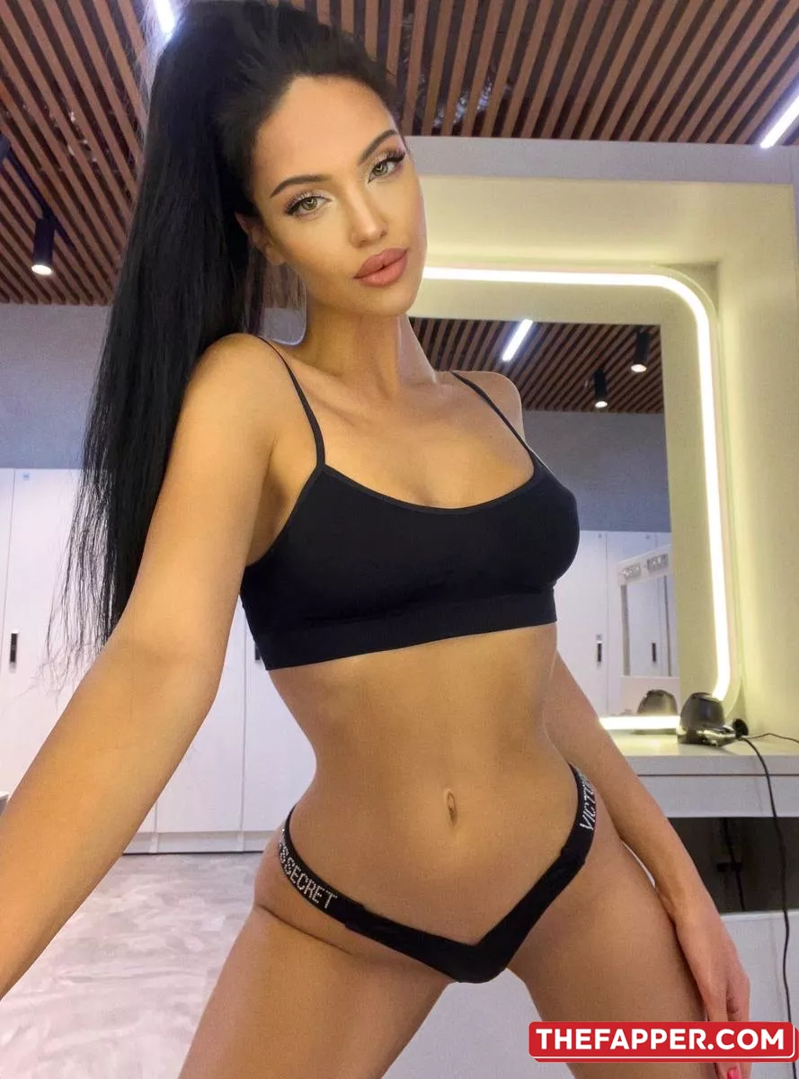 Gorgeous Anastasia Vi Of OnlyFans With Raven Hair Poses In Her Sultry Underwear In A Solo #3