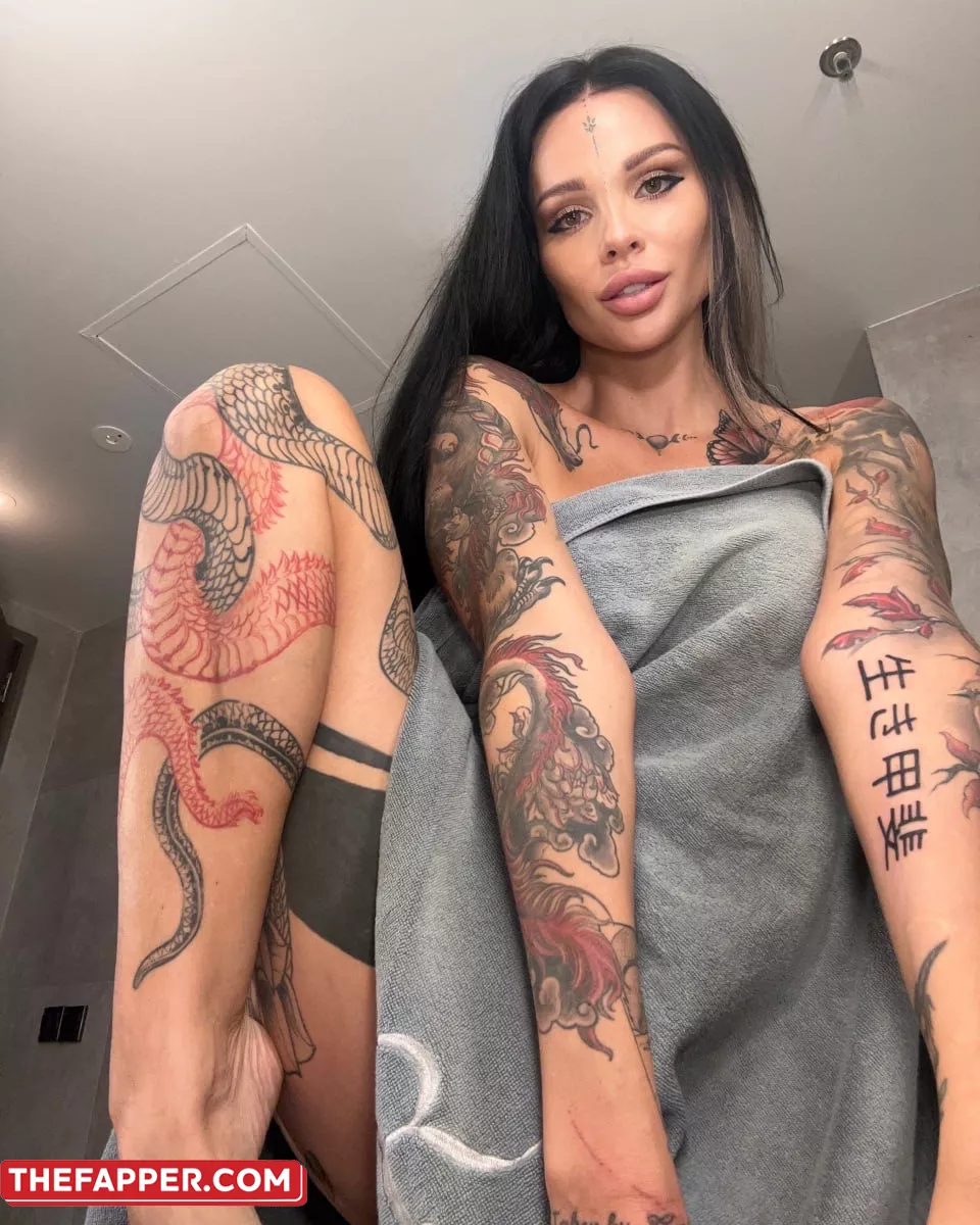 Sunny Free An Inked OnlyFans Model Shows Off Her Huge Tits And Ass In A Solo #3