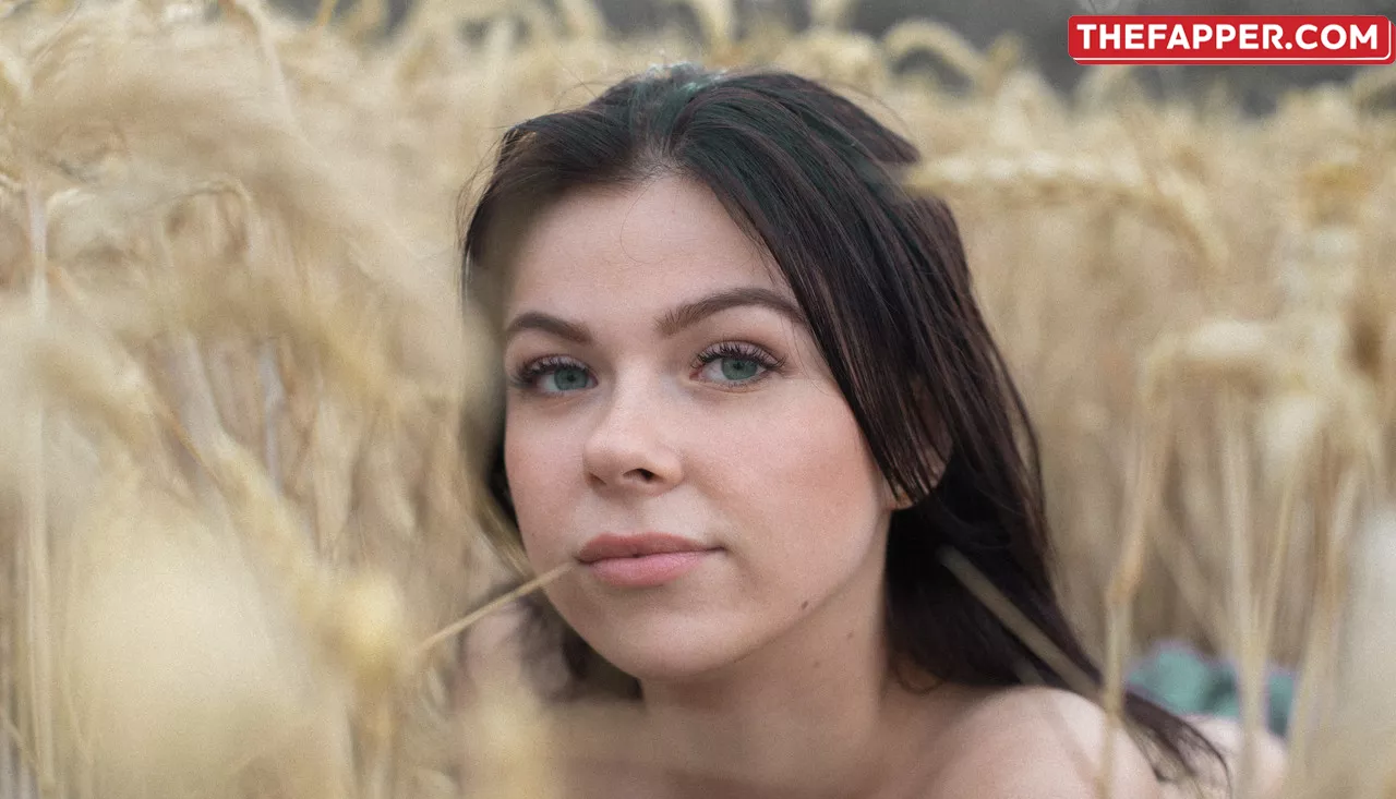 In A Wheat Field Gorgeous Amateur Girl Lyalya Rubs Her Enormous Tits #6